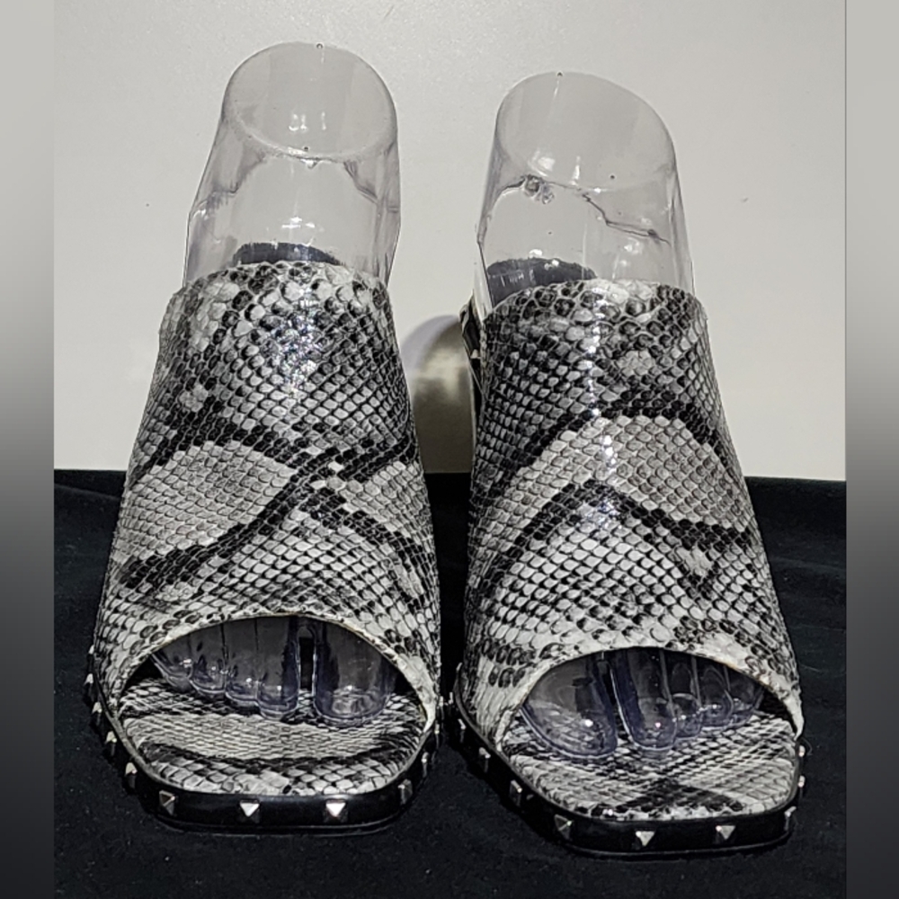 Charles By Charles David - Stylish Snakeskin Open-Toe Women's Shoes 9.5 - Picture 2 of 2